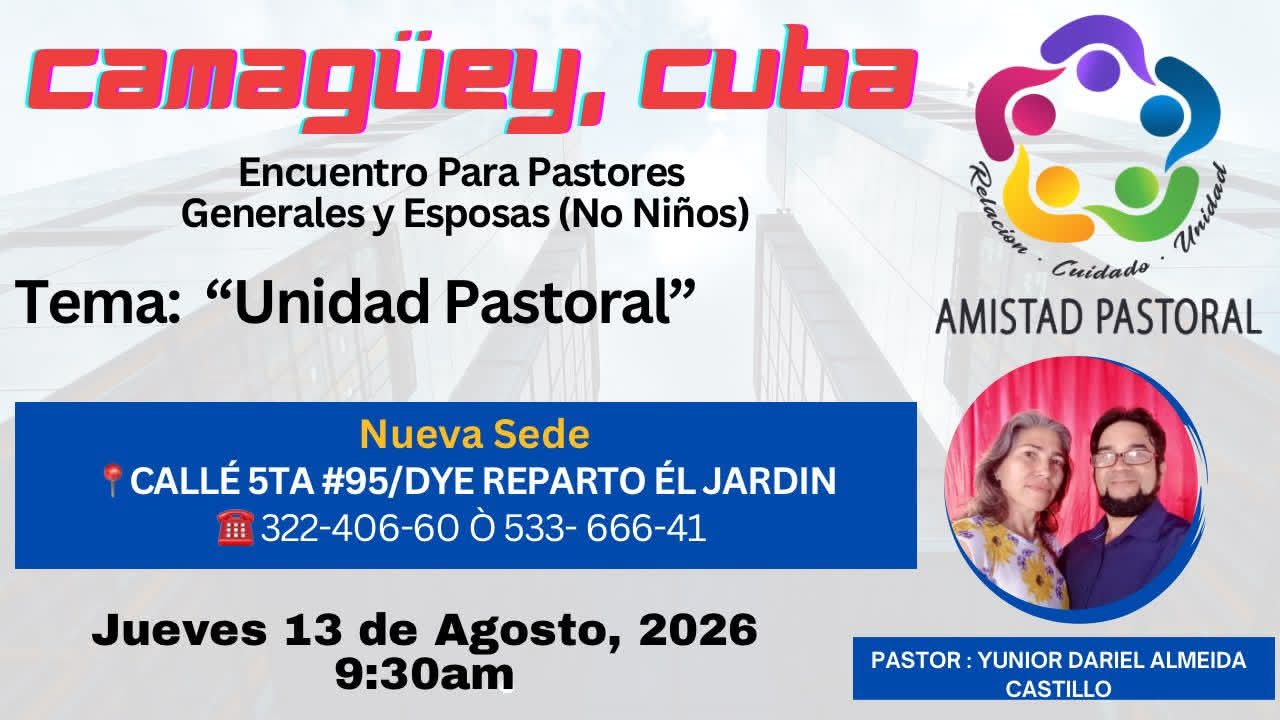 Próximo Evento en Camagüey, Cuba